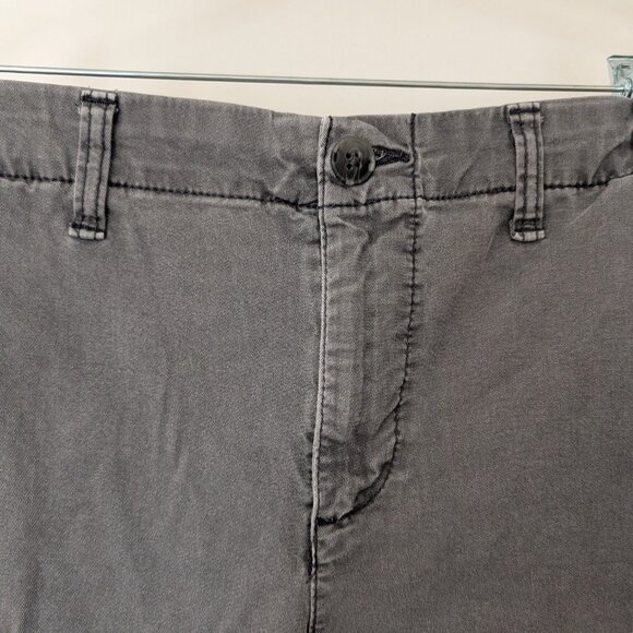 Old Navy Women's OGC Chinos High Waisted 7" Shorts Panther Gray Small Cotton - Picture 4 of 7